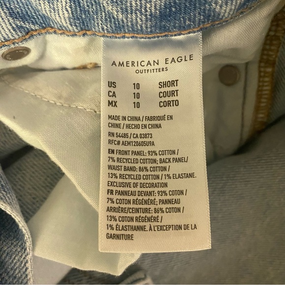 AMERICAN EAGLE STRIGID MOM JEAN EUC 10 REGULAR - Picture 7 of 8